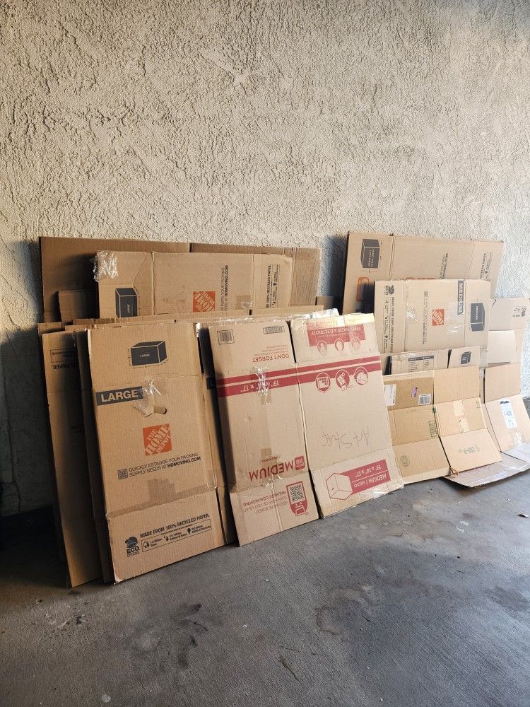 Used Moving Boxes Good Condition 30-35