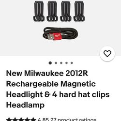 Milwaukee 450 Lumens Internal Rechargeable Magnetic Headlamp and Task Light