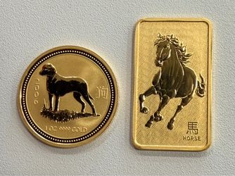 Two Ounces, Australian Perth Mint, 99.99 Gold