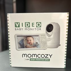 Momcozy Video Baby Monitor, 1080P 5" HD Baby Monitor with Camera & Wall Mount, Infrared Night Vision, 5000mAh Battery, 2-Way Audio, Temperature Sensor
