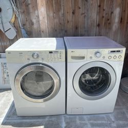 Used LG Washer and Gas Dryer with Warranty Front Load