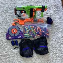 Nerf Gun Complete Set