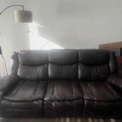 Brown Recliner Couch