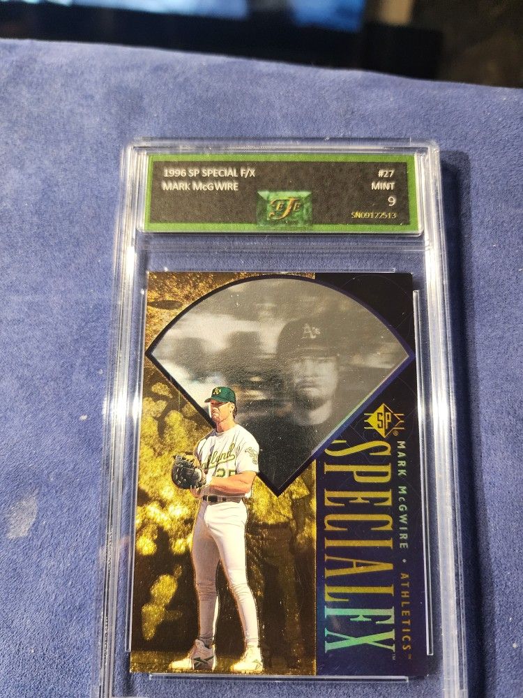 1996 Upper Deck SP Special FX Mark McGwire #27 EJE MINT 9