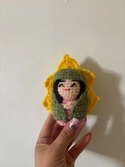 Handmade Crochet Virgin Mary Amigurumi Doll