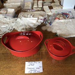Like New Rachel Ray 4.5 Qt Baking Dish, Corningware 1.5 Creation Covered Casserole Separate Prices
