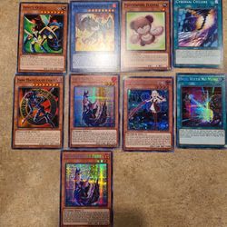 vintage  1st edition Yu-Gi-Oh cards