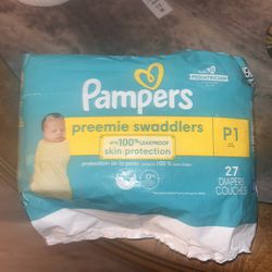 2 Packs Of Preemie Pampers