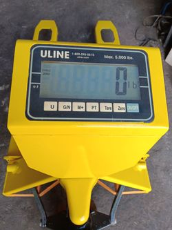 Scale pallet jack cap 5500 poud refurbished