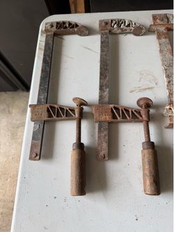 Woodworking clamps.