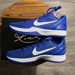 2025 NIKE ZOOM KOBE 6 VI PROTRO DODGERS CW2190-400 SIZE 11 LA ROYAL BLUE NEW
