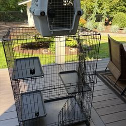Cat Playpen and Carrier