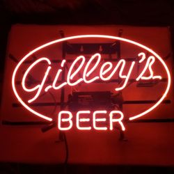 Gilley's Beer urban cowboy neon sign