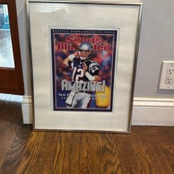 Framed 2001 Sports Illustrated Super Bowl Print