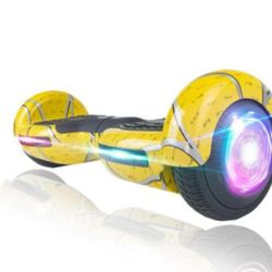 Hoverboard, 6.5 Inch Self Balancing Hoverboard Green and Yellow