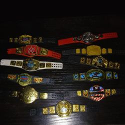 Wwe Action Figure Belts 