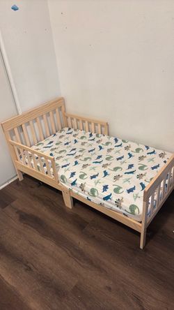 Crib size bed