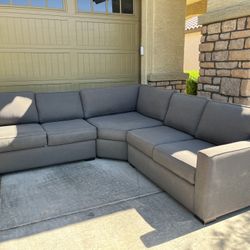 Living Spaces Corner Section Sofa - Delivery Available 