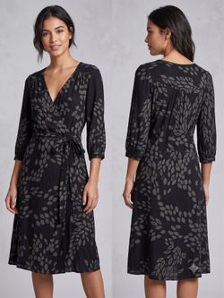 H&M Brown Wrap Dress