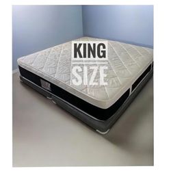 NEW Mattress King Size Set Plush Pillowtop  // Offer  🚚