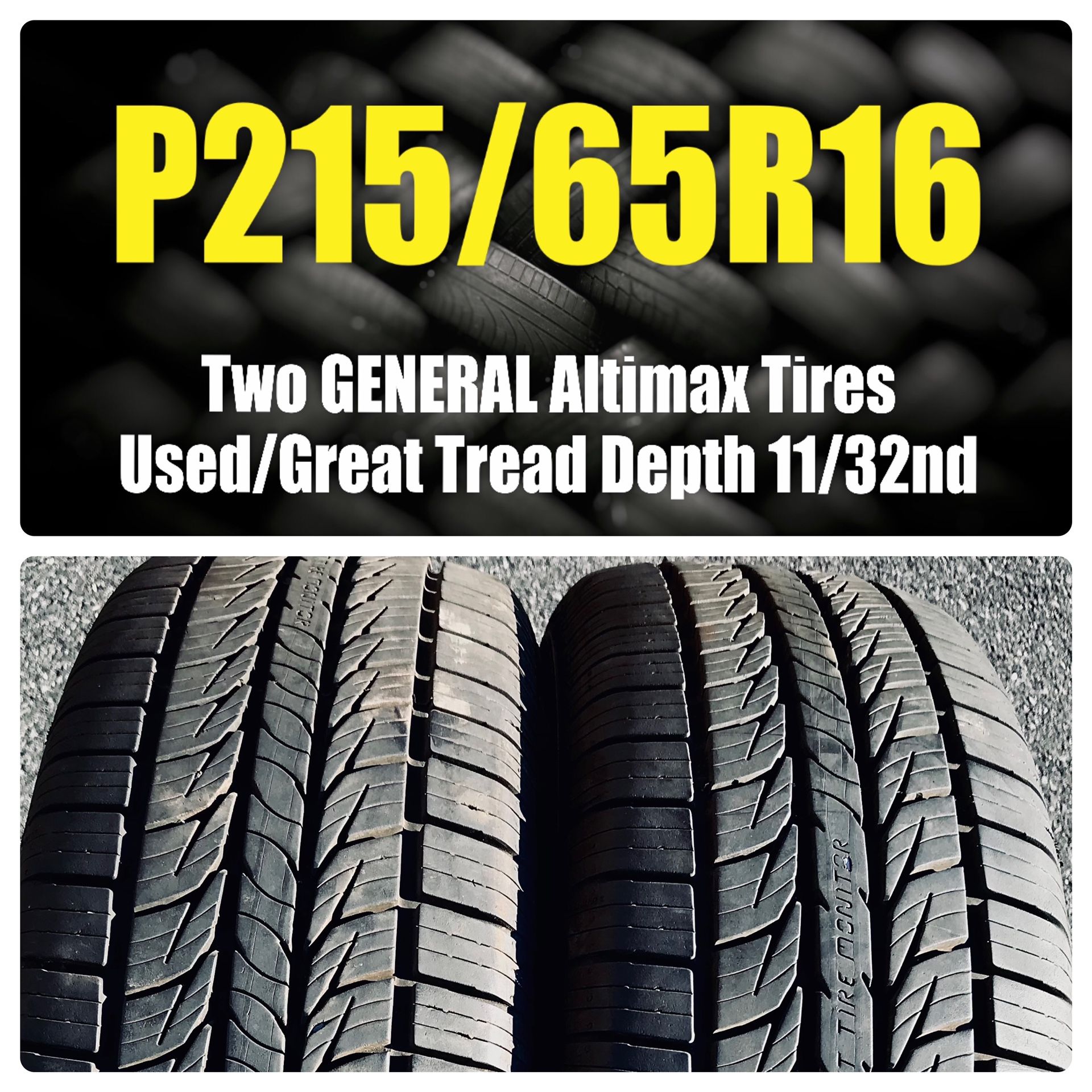 P215/65R16 - Used Tires