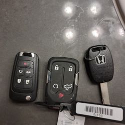 Honda Key, GMC Key, Chevy Silverado Key 