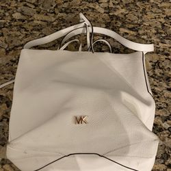 Michael Kors White Shoulder Bag