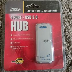 4 Port Slim USB 2.0 Hub