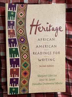 Heritage African American Readings For Writing Second Edition