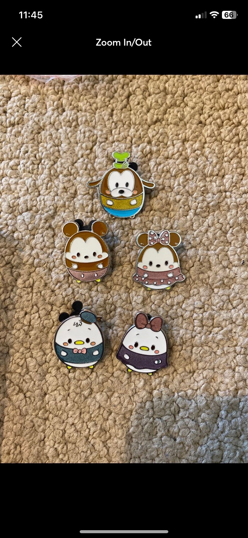 Disney cute kawaii egg trading pins