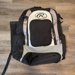 Rawlings Baseball/Softball Backpack Hybrid Equipment Bag Athletic Sports Pack