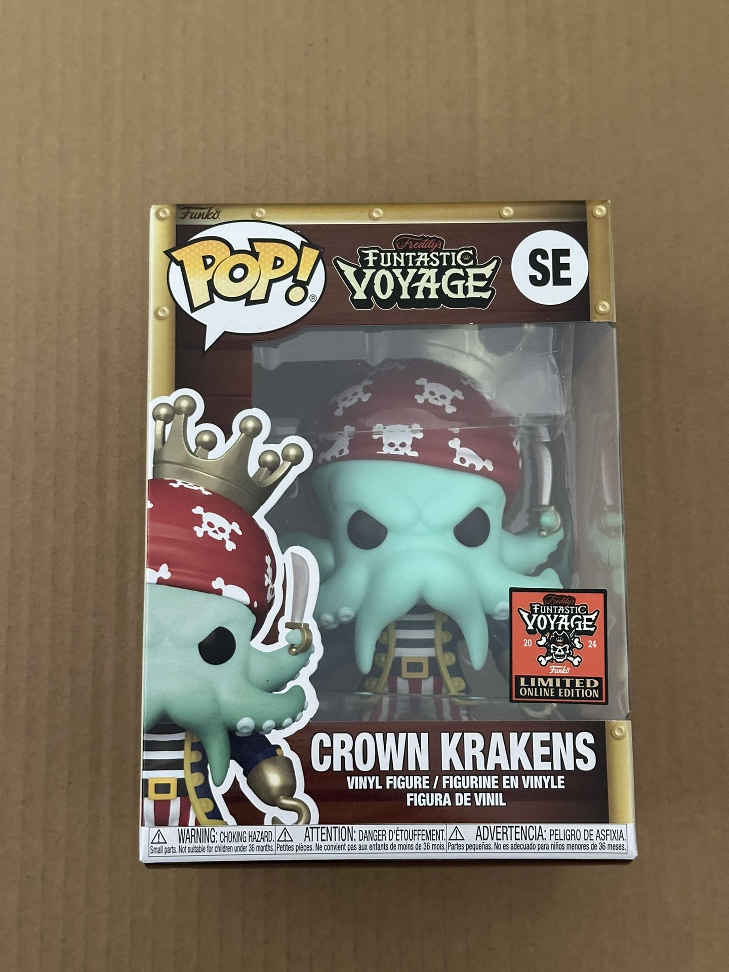 2024 Funko Fantastic Voyage Pirate Crown Kraken 