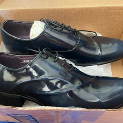 ZRO Men's Lace Up Formal Modern Oxford Dress Shoes