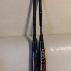 2 Easton Baseball Bats