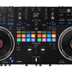 Pioneer DDJ-REV7 Scratch Style 2-Channel Professional DJ Controller for Serato DJ Pro - Black