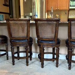 4 Counter Swivel Stools - $250 for Set