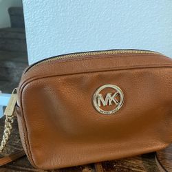 MK small brown crossbody