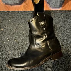 Frye Black Leather Boots
