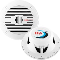 BOSS Audio Systems MR60W 6.5 inch Marine Boat Stereo Speakers 