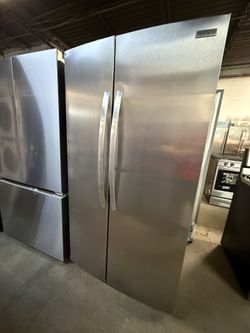 🥶 NEW Frigidaire - 26 Cu. Ft. Standard Depth Side-by-Side Refrigerator STAINLESS