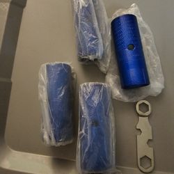 Blue BMX Bike Pegs Set