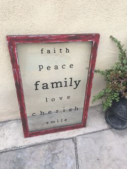 Farmhouse style Wall Art- window frame