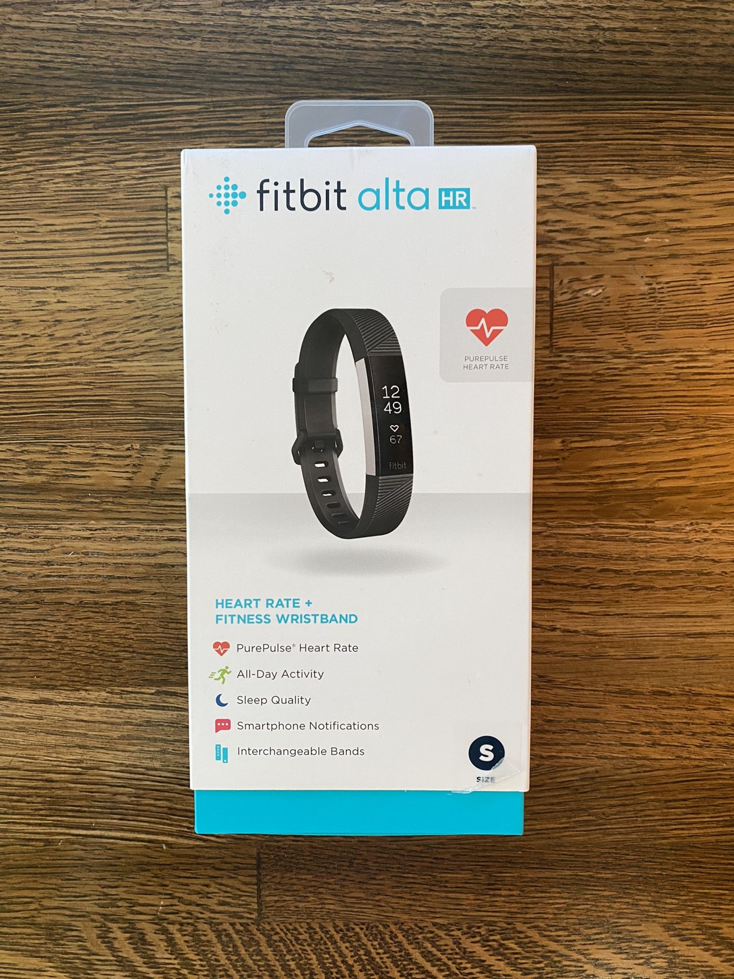 FitBit Alta HR w/ Box & Charger/Dongle (Size Small)