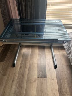 Glass Art Table