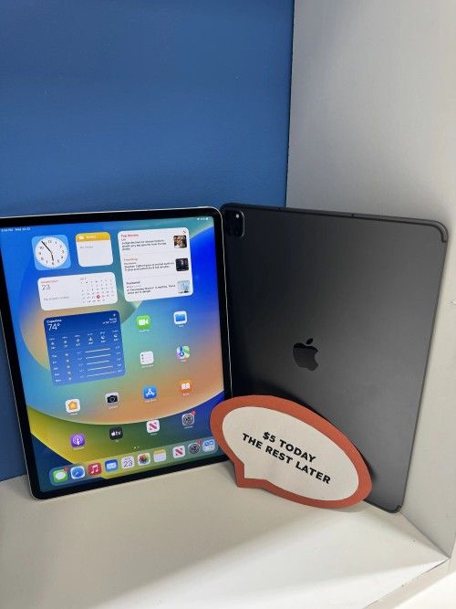 Apple Ipad Pro 12.9 6th Gen - Pay $5 today and the rest later!!
