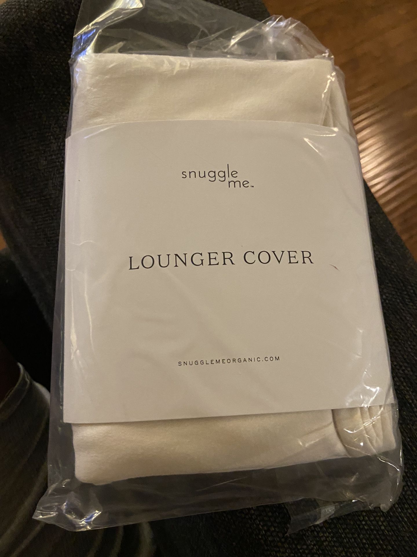 Snuggle Me Infant lounger Cover -off White