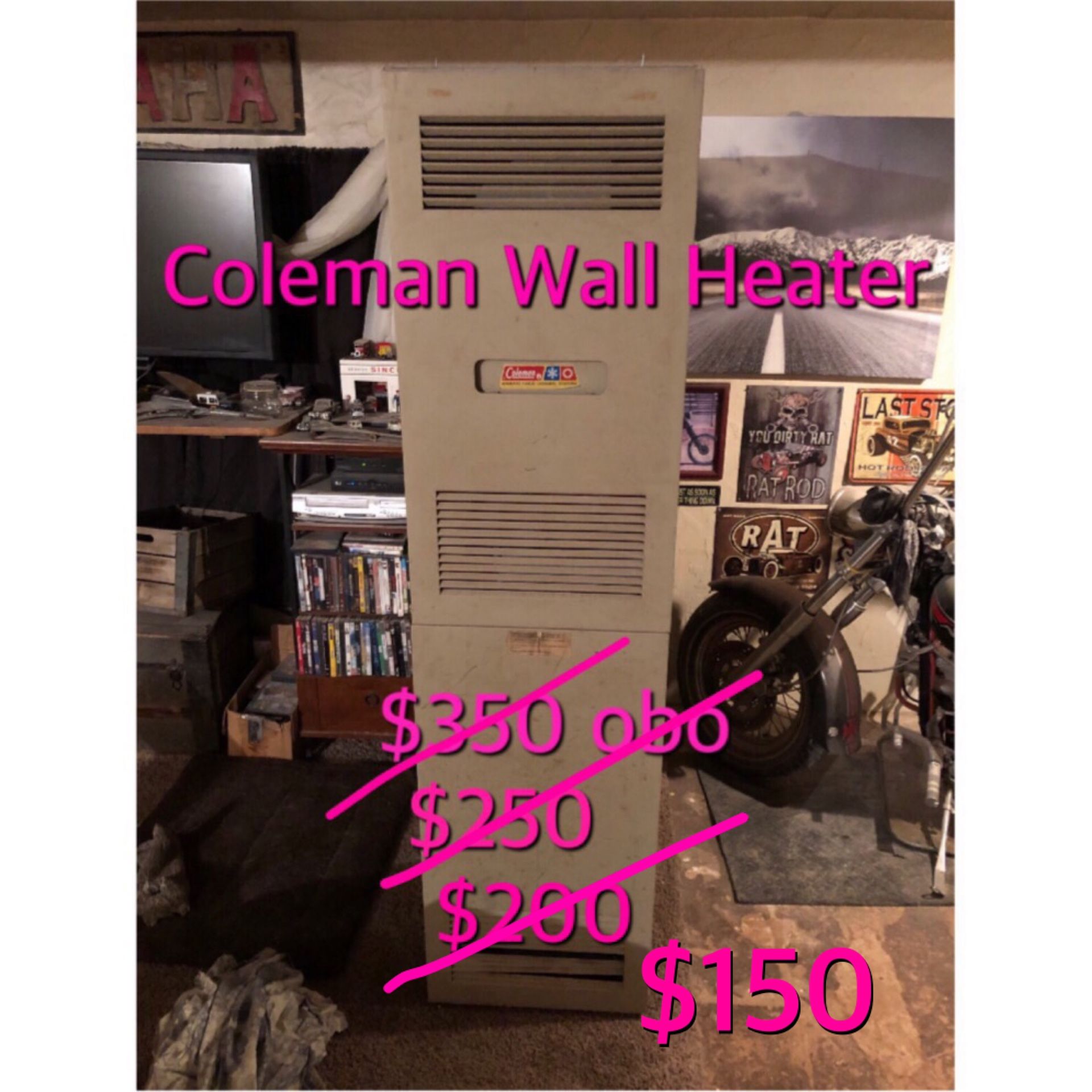 Coleman Wall Furnace