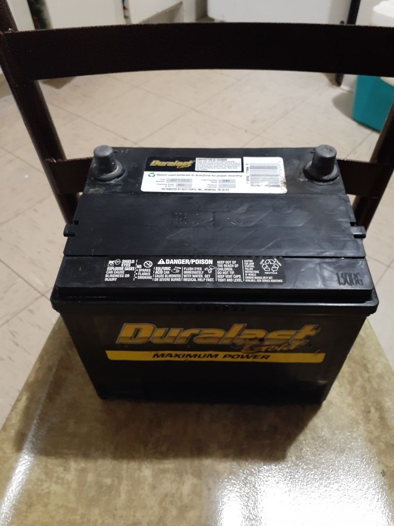 Battery Duralast golf maximum power 86FT-DLG 12 V en perfectas condiciones