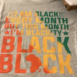I am black every month
