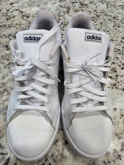 Adidas White Low-Top Sneakers. Men size 11